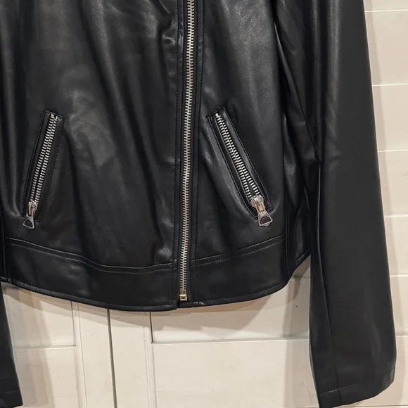 Torrid Classic Black Leather Jacket - Picture 8 of 14